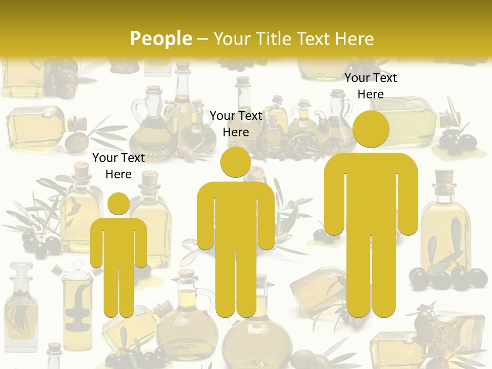Container Ingredient Olive Oil PowerPoint Template