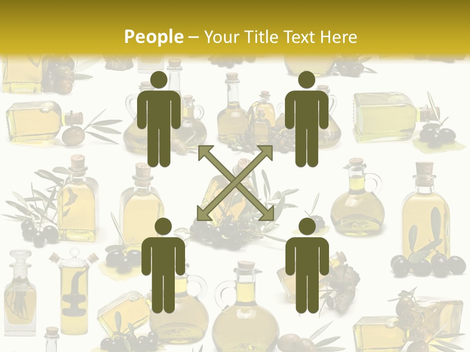 Container Ingredient Olive Oil PowerPoint Template