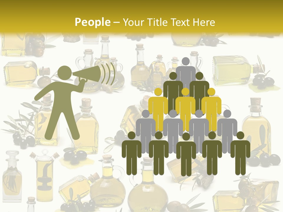 Container Ingredient Olive Oil PowerPoint Template
