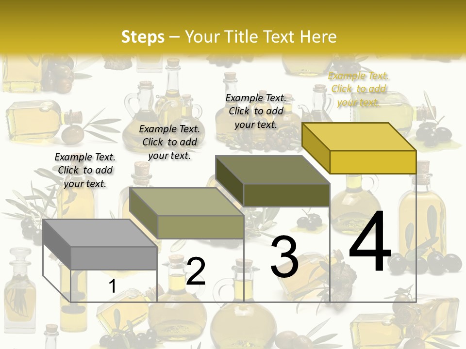 Container Ingredient Olive Oil PowerPoint Template