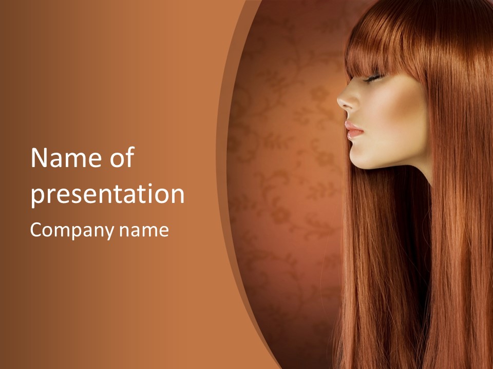 Young Gloss Haircare PowerPoint Template