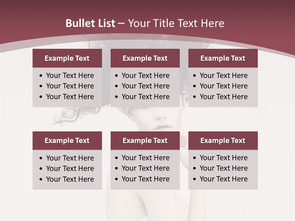 Skin Heroine Beautiful PowerPoint Template