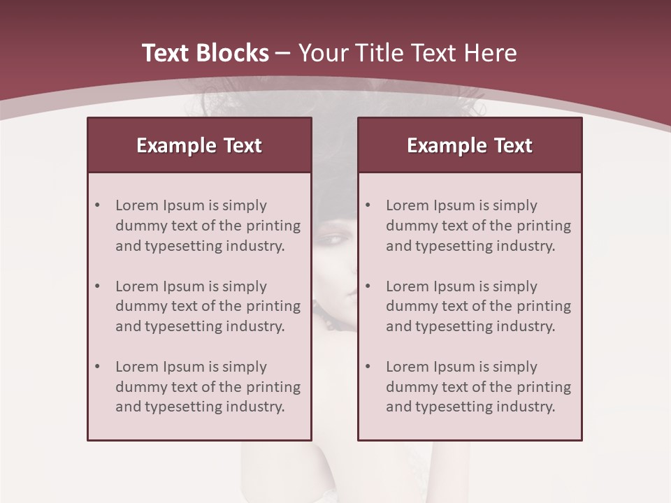 Skin Heroine Beautiful PowerPoint Template