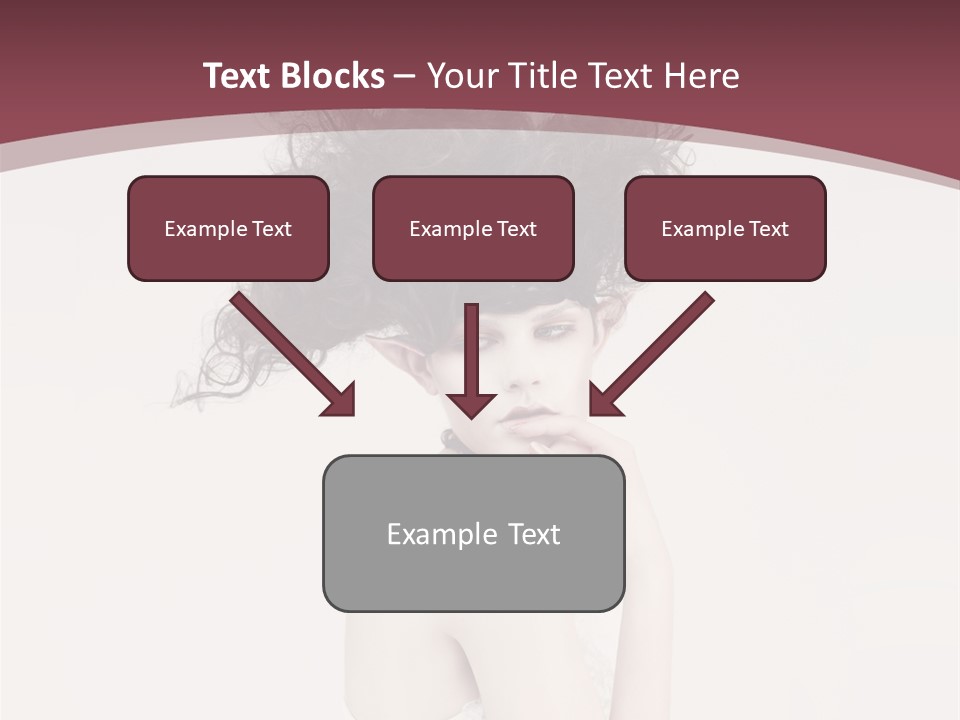 Skin Heroine Beautiful PowerPoint Template