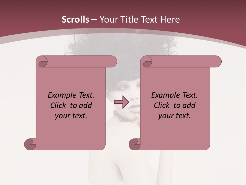 Skin Heroine Beautiful PowerPoint Template