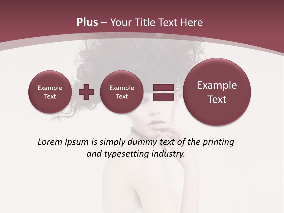 Skin Heroine Beautiful PowerPoint Template