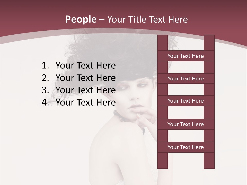 Skin Heroine Beautiful PowerPoint Template