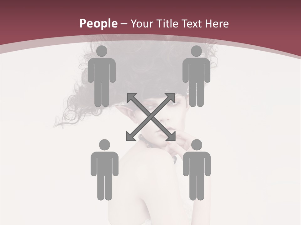 Skin Heroine Beautiful PowerPoint Template