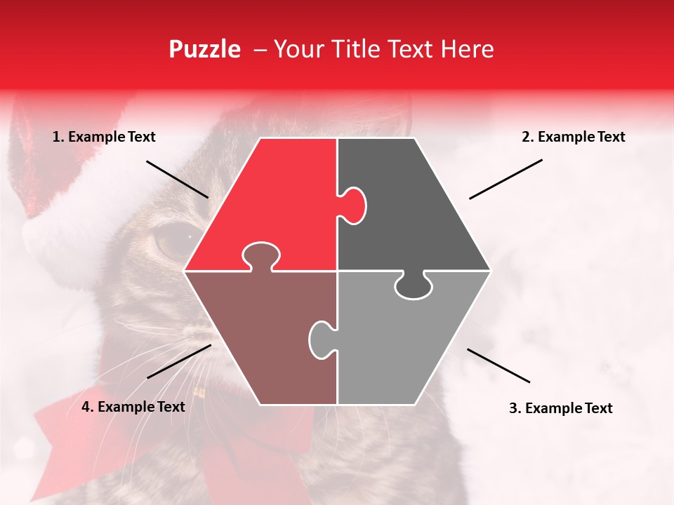 Decoration Postcard Xmas PowerPoint Template