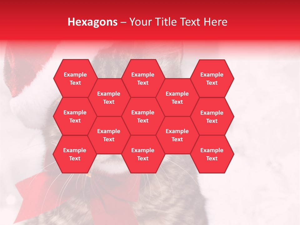 Decoration Postcard Xmas PowerPoint Template