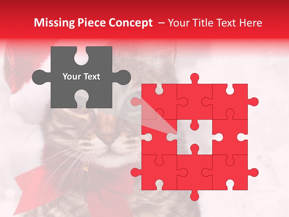 Decoration Postcard Xmas PowerPoint Template