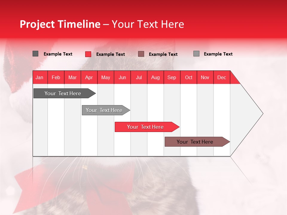 Decoration Postcard Xmas PowerPoint Template