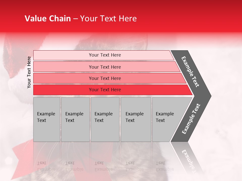 Decoration Postcard Xmas PowerPoint Template