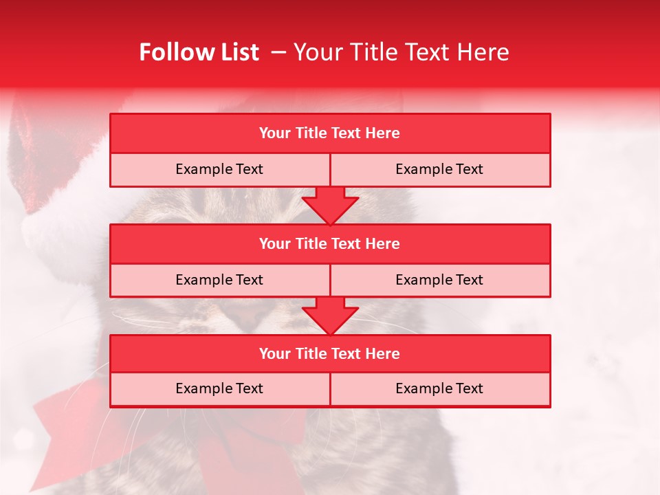 Decoration Postcard Xmas PowerPoint Template