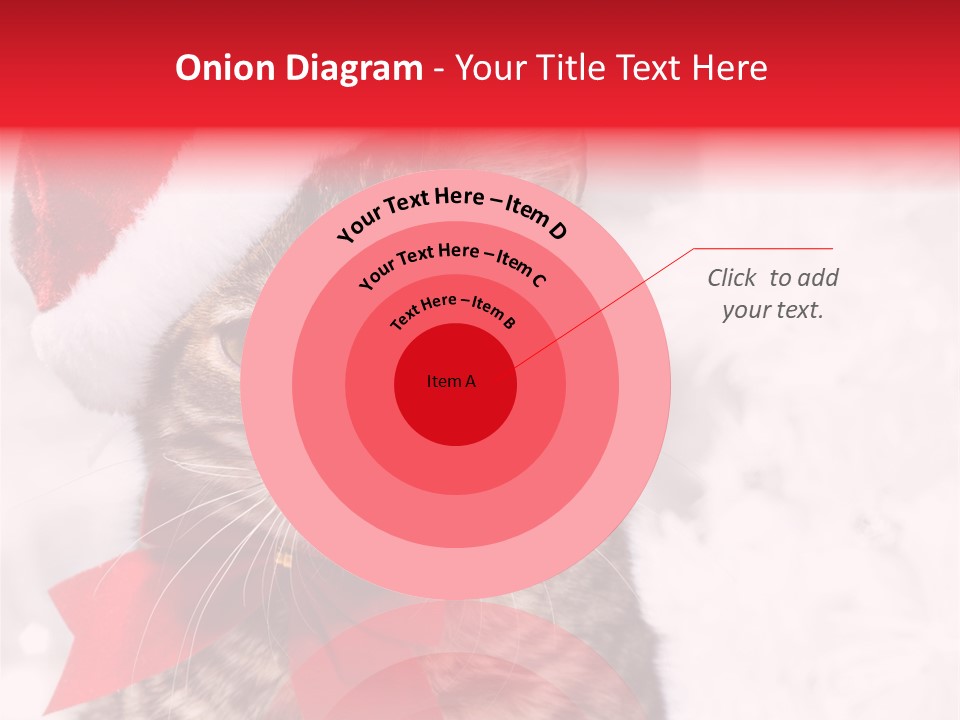 Decoration Postcard Xmas PowerPoint Template