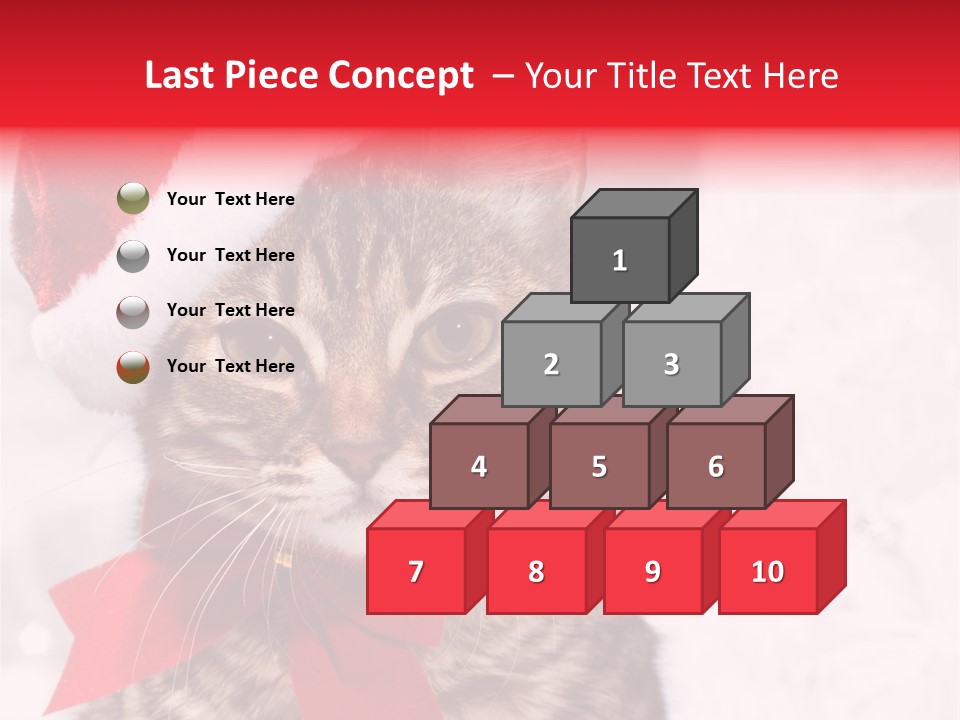 Decoration Postcard Xmas PowerPoint Template