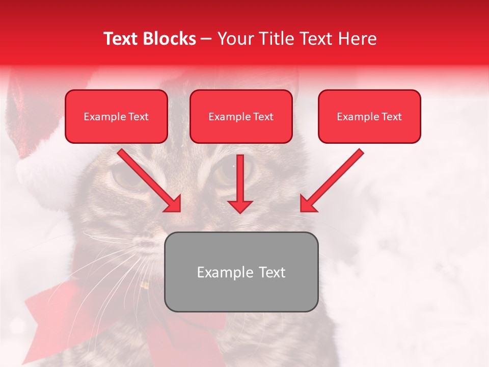 Decoration Postcard Xmas PowerPoint Template