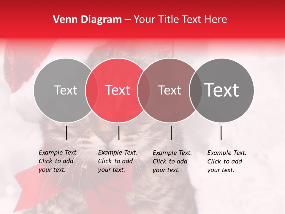 Decoration Postcard Xmas PowerPoint Template