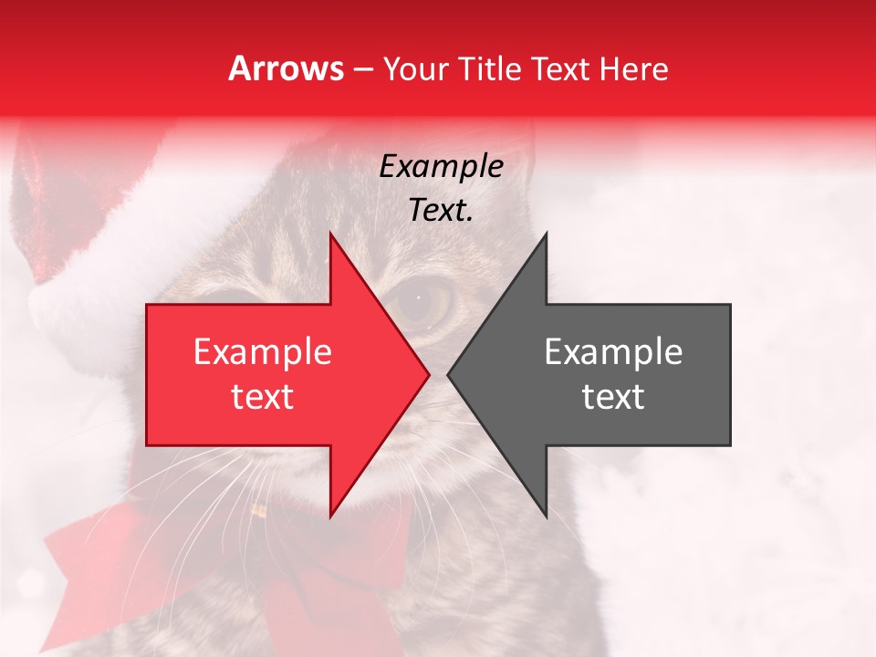 Decoration Postcard Xmas PowerPoint Template