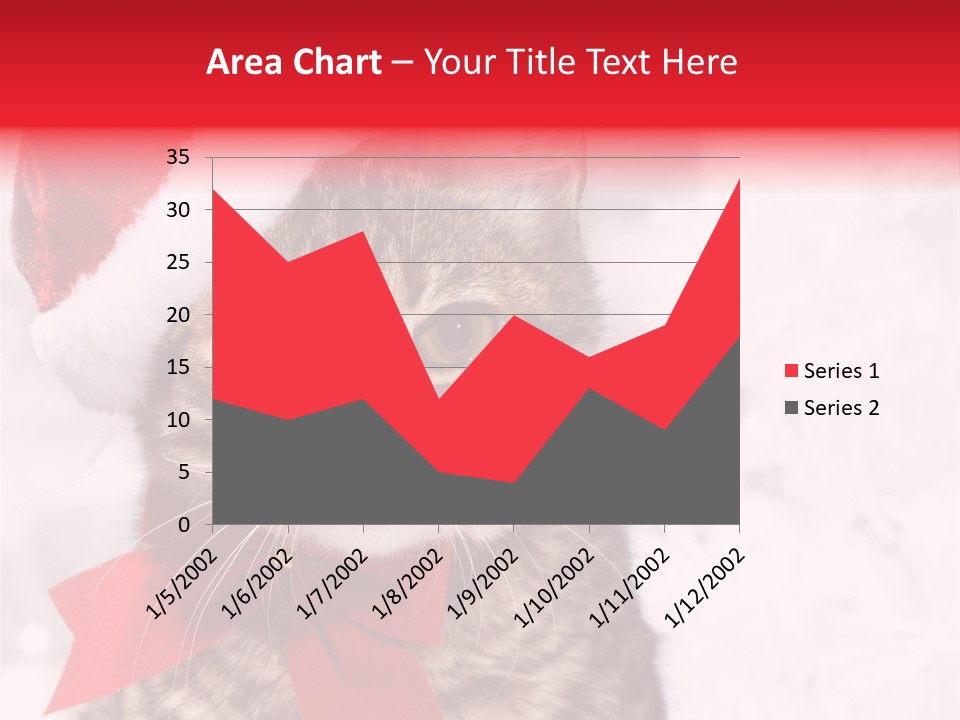 Decoration Postcard Xmas PowerPoint Template