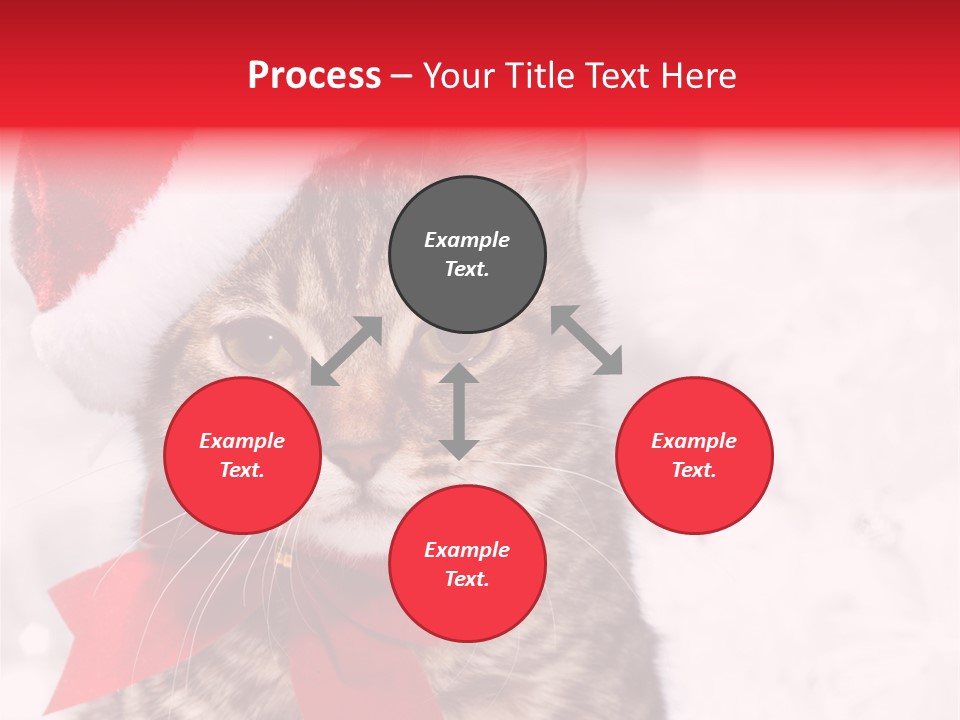 Decoration Postcard Xmas PowerPoint Template