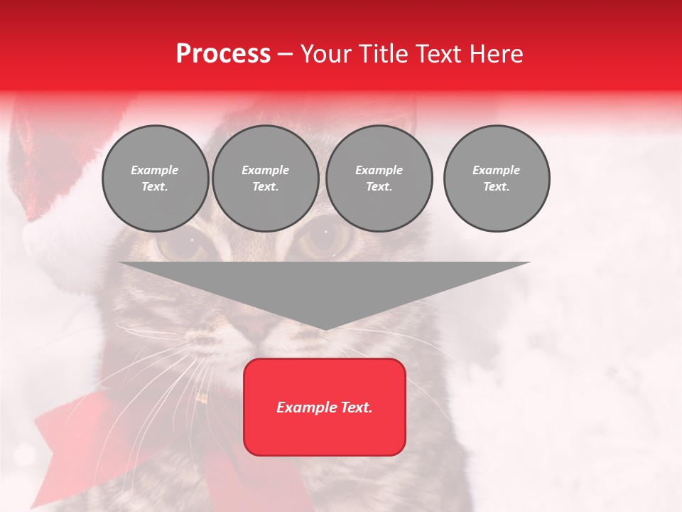 Decoration Postcard Xmas PowerPoint Template