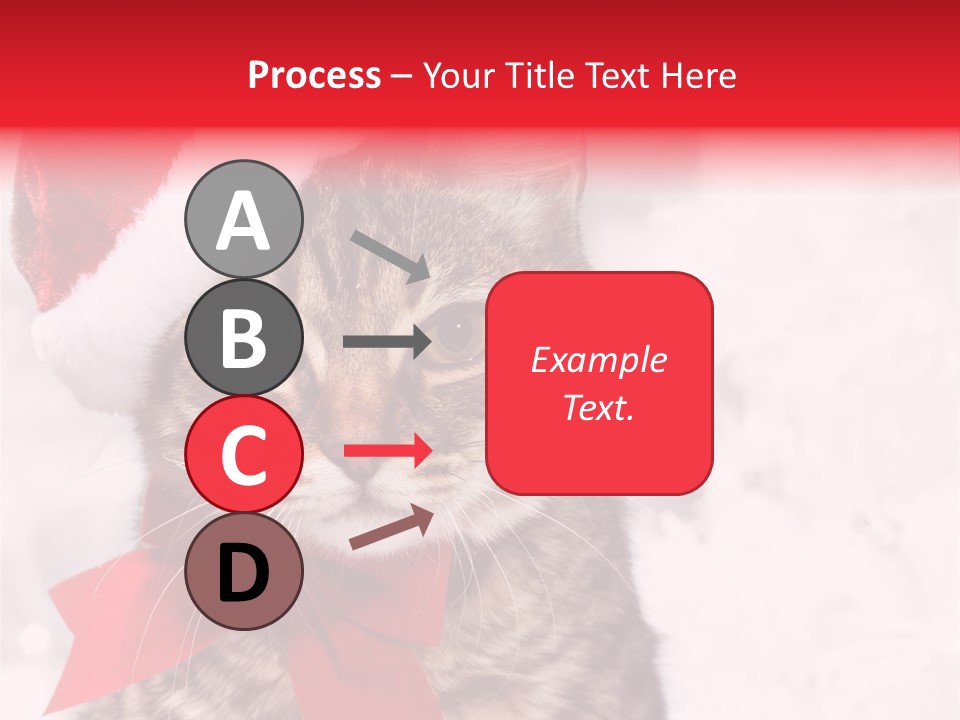 Decoration Postcard Xmas PowerPoint Template