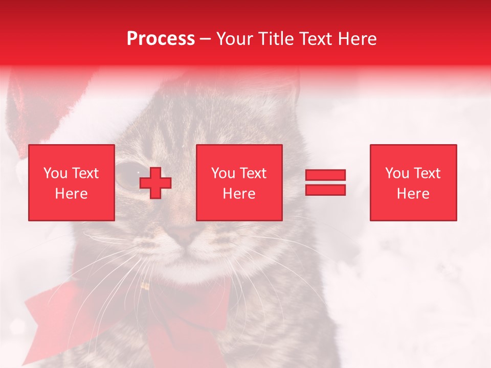 Decoration Postcard Xmas PowerPoint Template