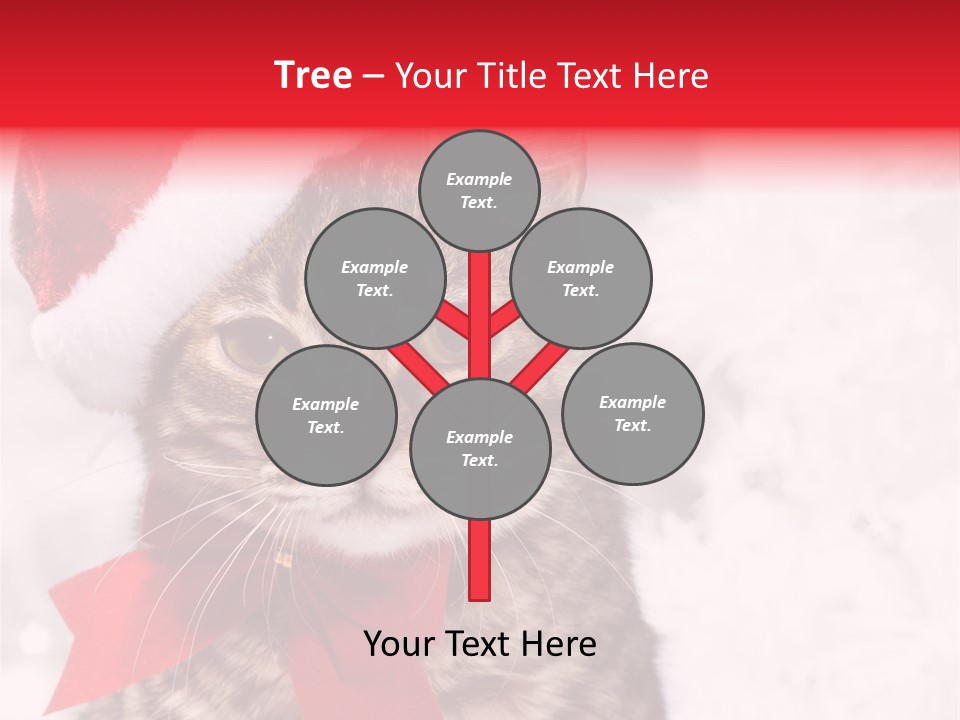 Decoration Postcard Xmas PowerPoint Template