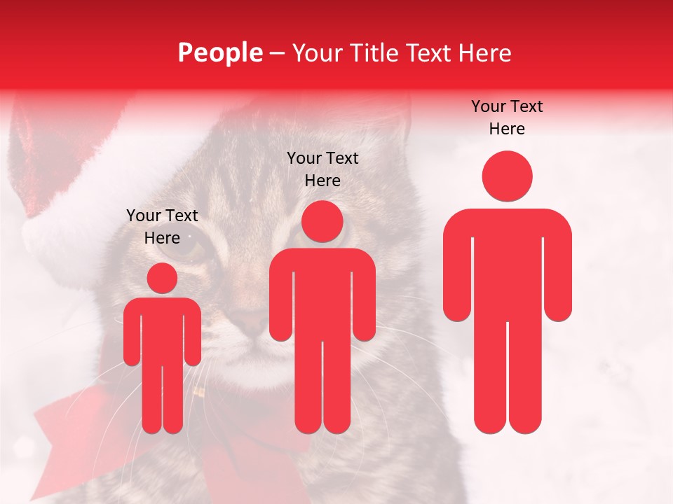 Decoration Postcard Xmas PowerPoint Template