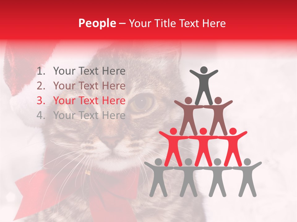 Decoration Postcard Xmas PowerPoint Template