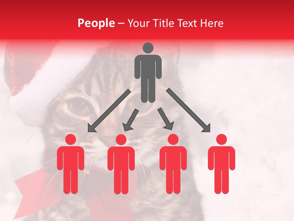 Decoration Postcard Xmas PowerPoint Template