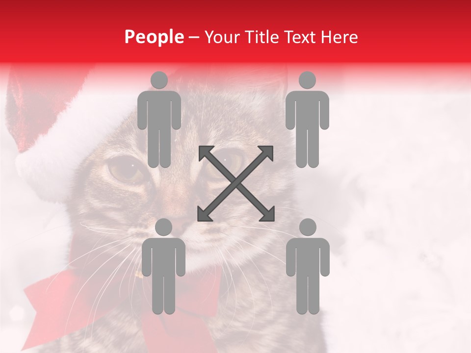 Decoration Postcard Xmas PowerPoint Template