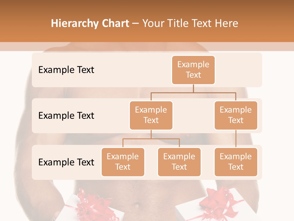 Bodybuilder Decoration White PowerPoint Template