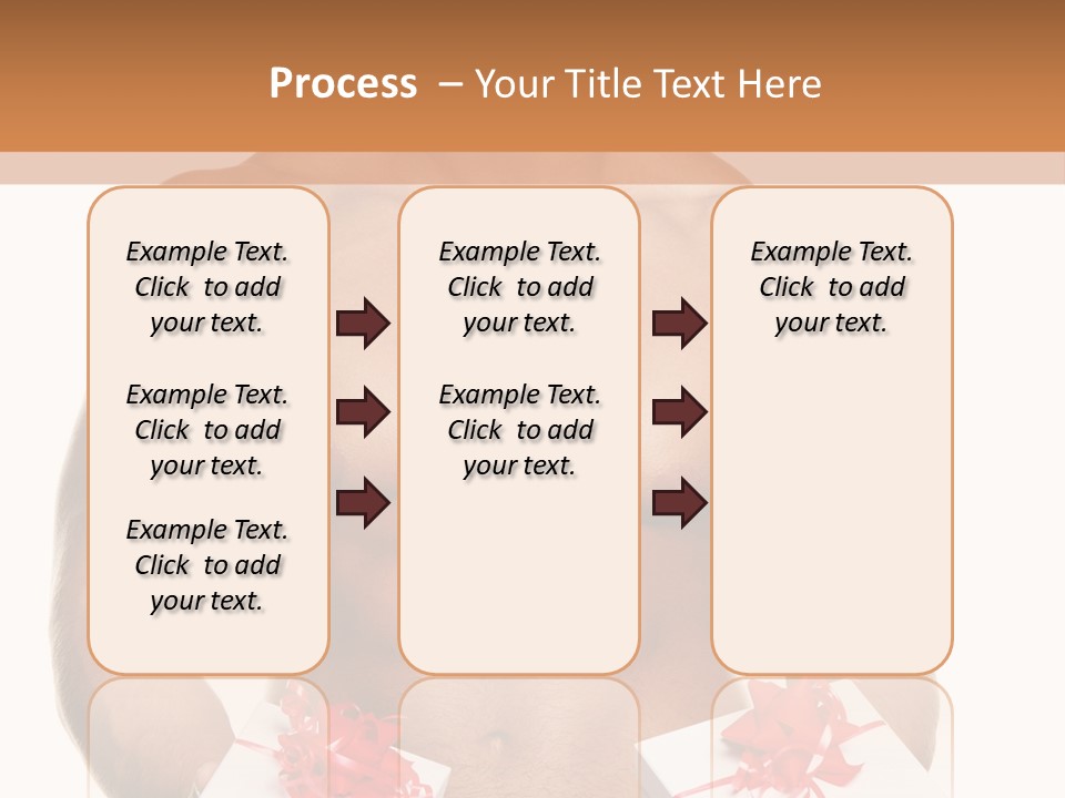 Bodybuilder Decoration White PowerPoint Template