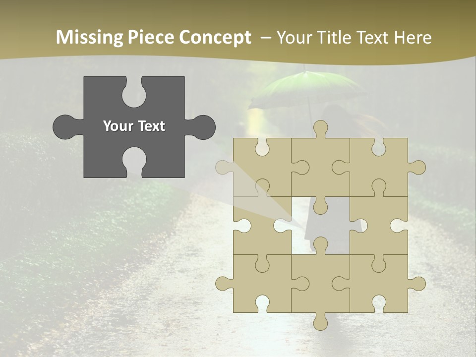 Hair Female Red PowerPoint Template