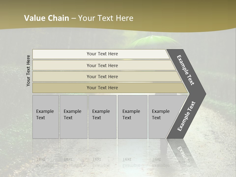 Hair Female Red PowerPoint Template