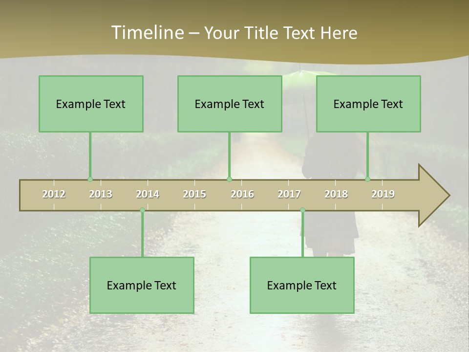 Hair Female Red PowerPoint Template