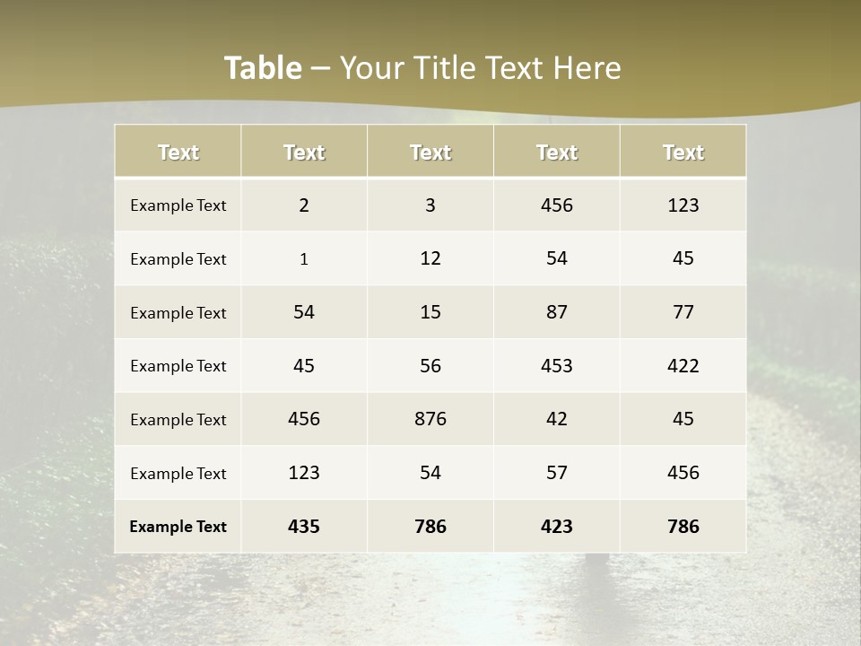 Hair Female Red PowerPoint Template