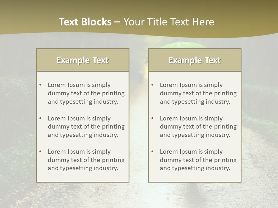 Hair Female Red PowerPoint Template