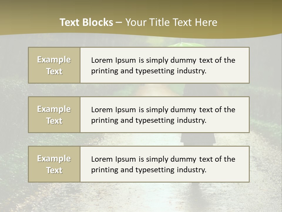 Hair Female Red PowerPoint Template