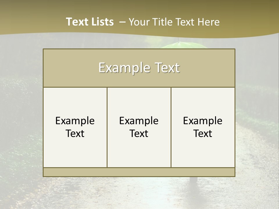 Hair Female Red PowerPoint Template