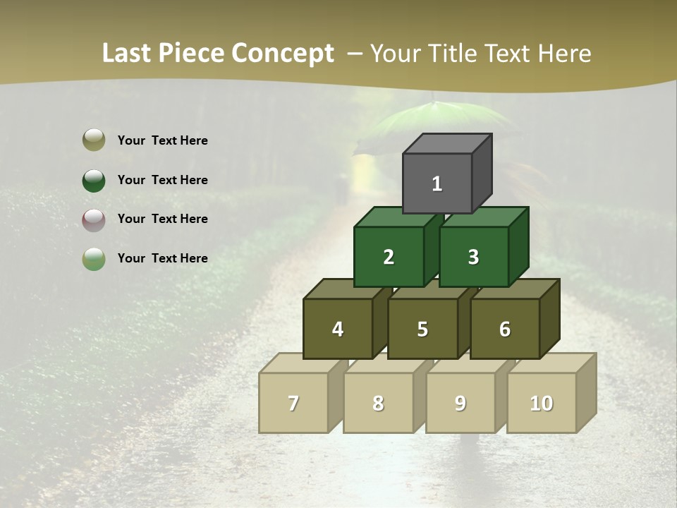 Hair Female Red PowerPoint Template