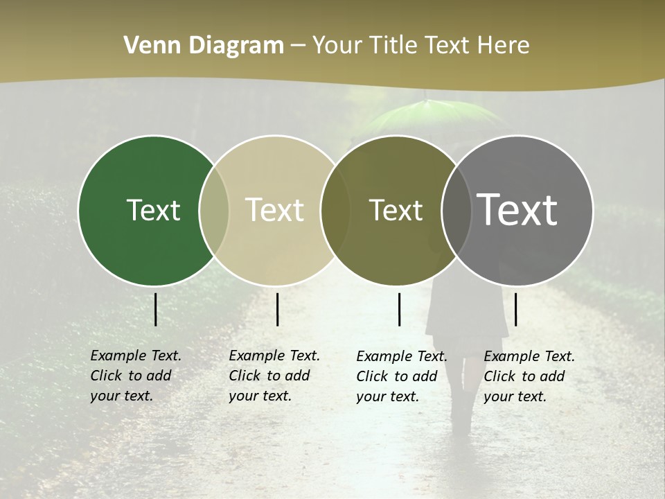 Hair Female Red PowerPoint Template