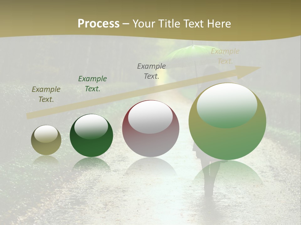 Hair Female Red PowerPoint Template