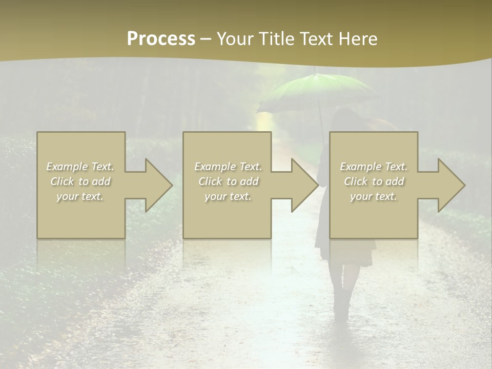 Hair Female Red PowerPoint Template