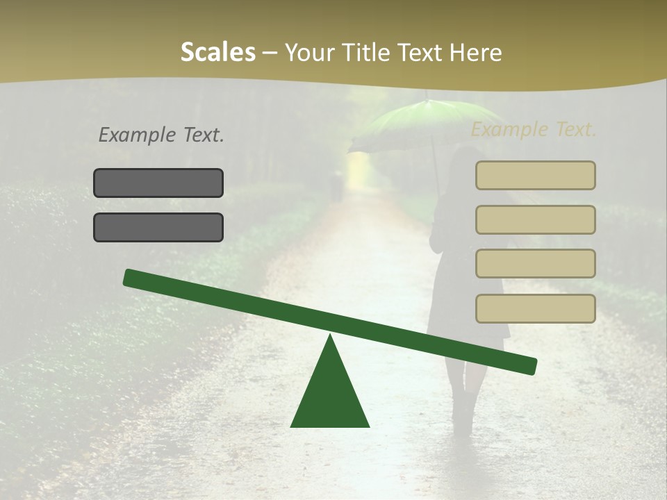 Hair Female Red PowerPoint Template