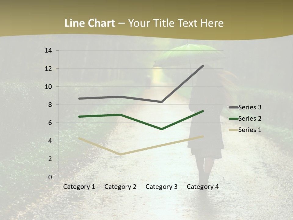 Hair Female Red PowerPoint Template