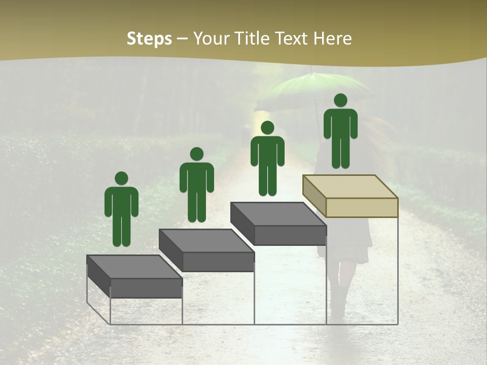 Hair Female Red PowerPoint Template