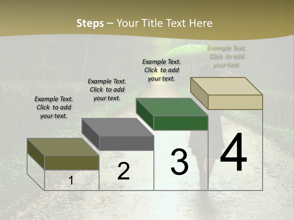 Hair Female Red PowerPoint Template